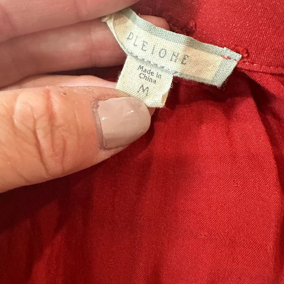 NORDSTROM Pleione Nubby V Neck Blouse - medium - Picture 9 of 10